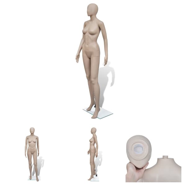 The Living Store mannequin kvinde rundt hoved -  Mannequiner