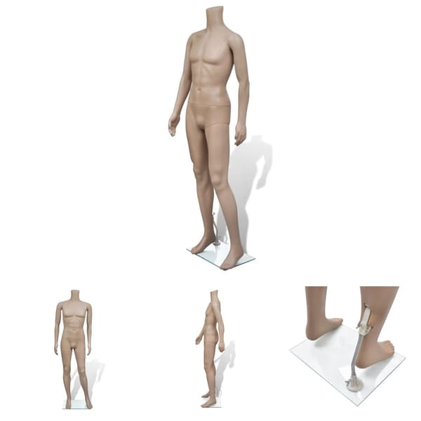 The Living Store mannequin uden hoved mand -  Mannequiner