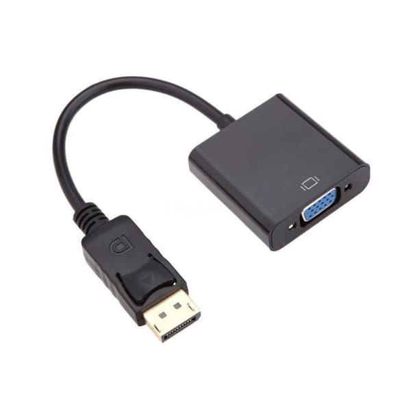 DisplayPort-VGA-sovitin musta 1-Pack