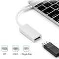 Pikkukuva 3 / 5: Nopea USB-C-DP-sovitin, hopea