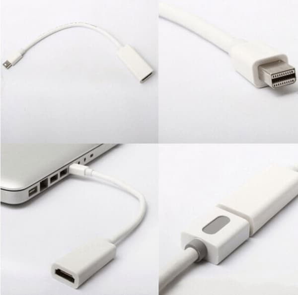 Adapter, HDMI til Mini DisplayPort