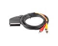 Miniatyrbilde 1 av 3: Scart til 3x RCA Kabel (1.8 Meter)
