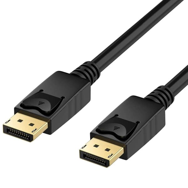 DisplayPort till DisplayPort Kabel 4K 1080p 1.8M Svart