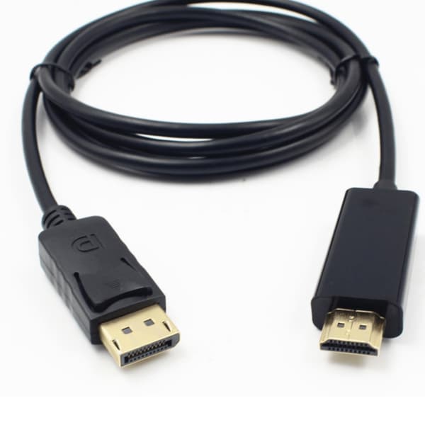 Displayport till HDMI Kabel 1.8 m - Svart