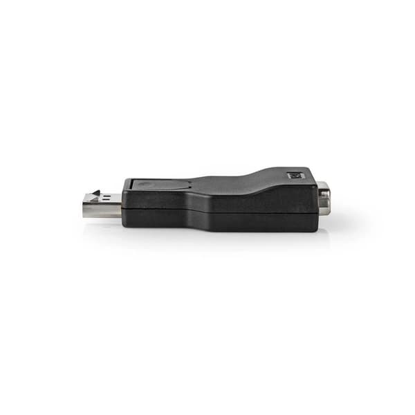 Nedis Displayport-adapter | DisplayPort Han | VGA Hun 15p | 1080p | Nikkel belagt | Rett | Rund | ABS | ABS | Sort | Boks