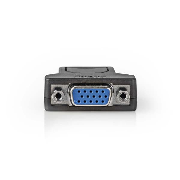 Nedis Displayport-adapter | DisplayPort Han | VGA Hun 15p | 1080p | Nikkel belagt | Rett | Rund | ABS | ABS | Sort | Boks