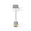 Miniatyrbilde 2 av 8: Nedis USB-C™ Adapter | USB 3.2 Gen 1 | USB-C™ Hann | Mini DisplayPort Hun | 0.20 m | Rund | Gull belagt | Flettet / Nylon | Sølv | Deksel Vindusboks