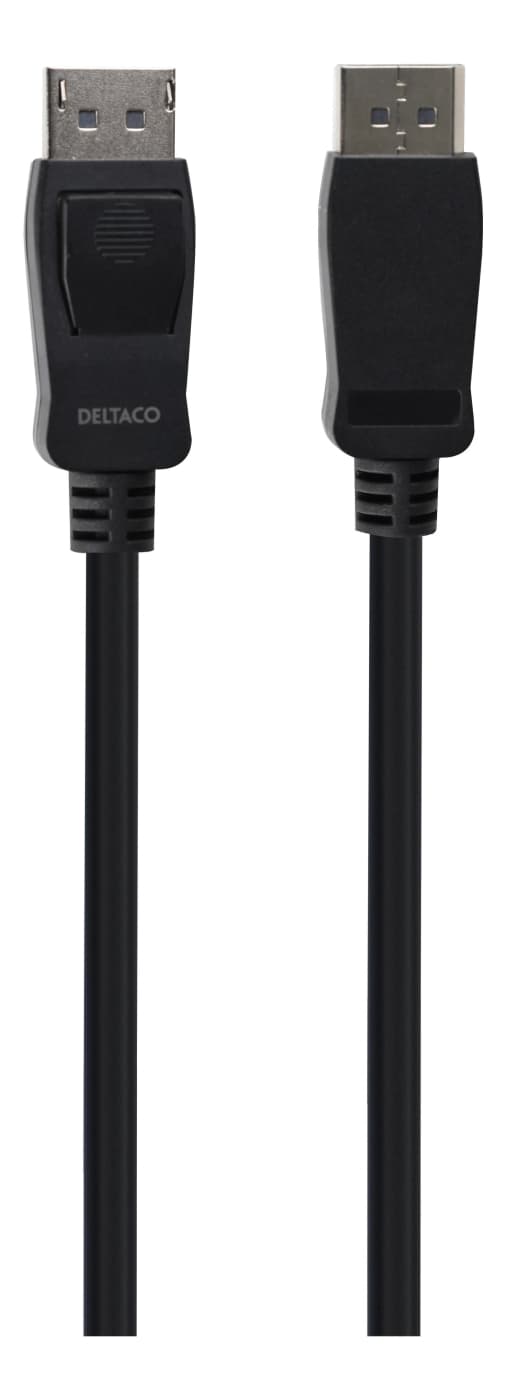 DELTACO DisplayPort cable, DP 1.4, 8K@60Hz, 3m, black
