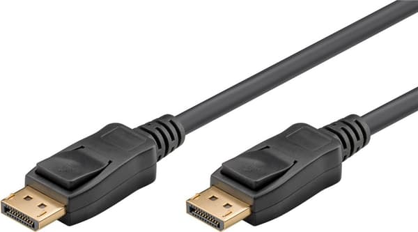 Goobay DisplayPort™-tilkoblingskabel 2.0 Displayport™-plugg &gt; Displayport™-plugg, 8K @ 60Hz, 2 m