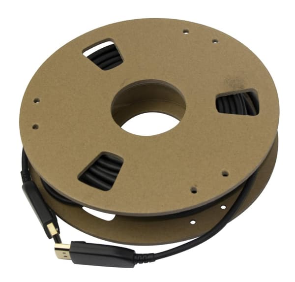 DELTACO Displayport 1.4-kabel, AOC, 8K@30 Hz, 20 m, svart