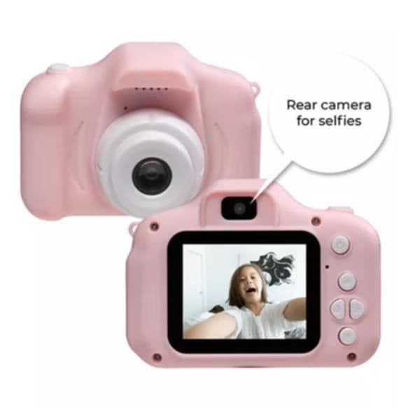 FOTO/VIDEO, Analoga kameror, Instant Camera, Denver Kids Selfie Camera Pk-funktioner Rosa