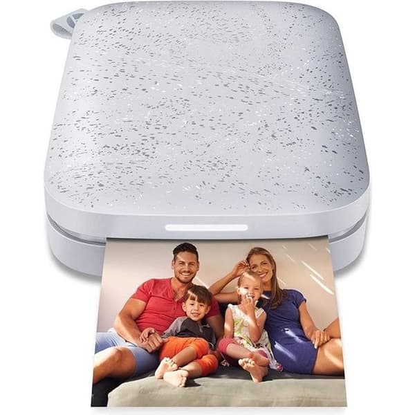 HP Sprocket Printer 200 Instant Printer - 5 x 7,6 cm - Kantlös utskrift - Vit