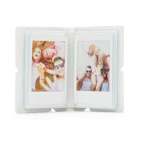 Instax Instant Camera Pack - LINK2 - Limited Edition Mini Smartphone Printer Bundle, Clay White
