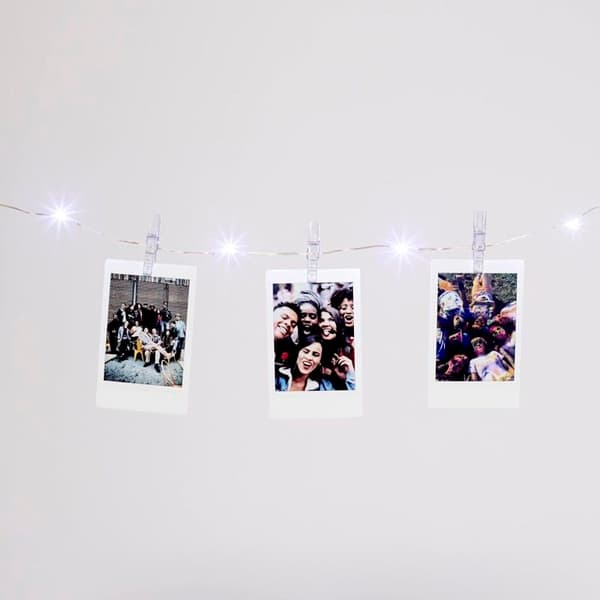 Instax Instant Camera Pack - LINK2 - Limited Edition Mini Smartphone Printer Bundle, Clay White