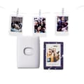 Miniatyrbild 1 av 4: Instax Instant Camera Pack - LINK2 - Limited Edition Mini Smartphone Printer Bundle, Clay White