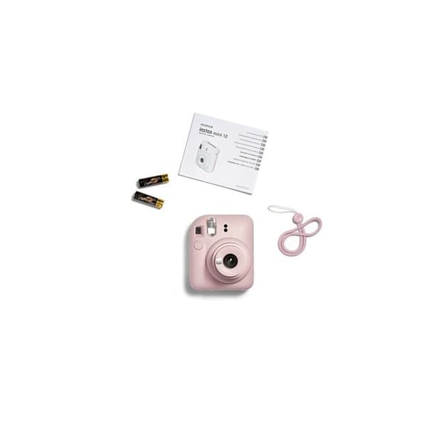 Sofotografiapparat - Fujifilm - Instax Mini 12 - Rosa - Automatisk exponering - Selfie-spegel