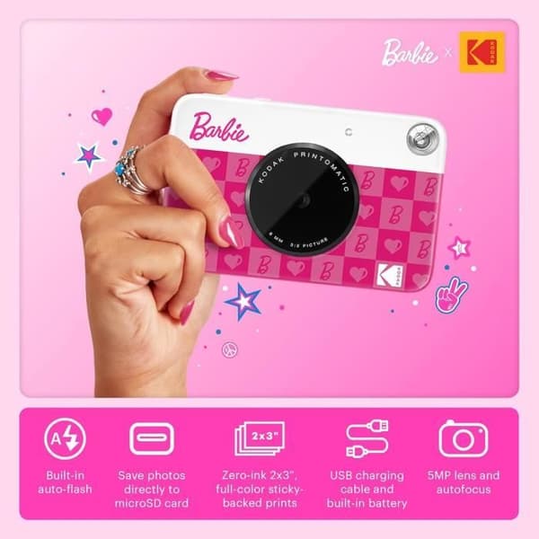 Barbie x Kodak Printomatic Digitalkamera i Färg