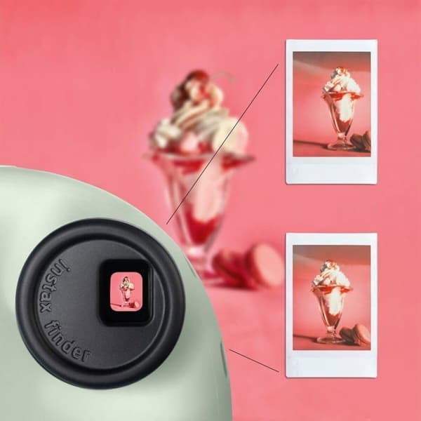 Sofotografisk kamera - Fujifilm - Instax Mini 12 - Mintgrön - Inbyggd blixt - Selfie-spegel