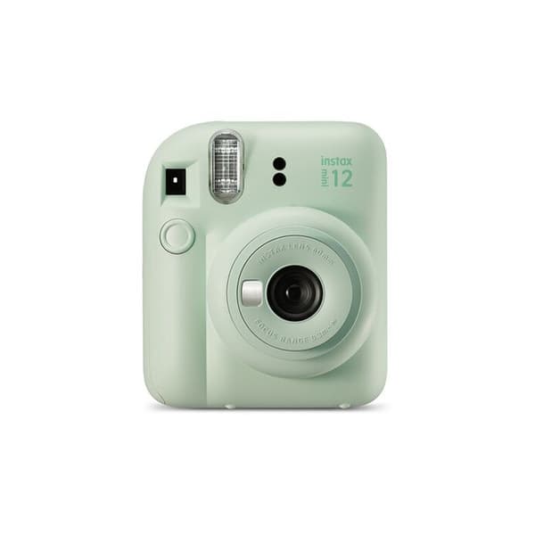 Sofotografisk kamera - Fujifilm - Instax Mini 12 - Mintgrön - Inbyggd blixt - Selfie-spegel
