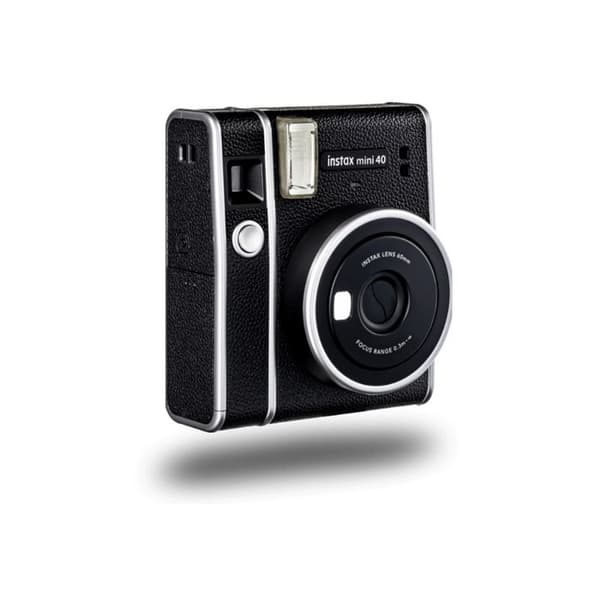 Instant Camera - FUJIFILM - Instax mini 40 - Färg Svart - Integrerad blixt - Fast fokus