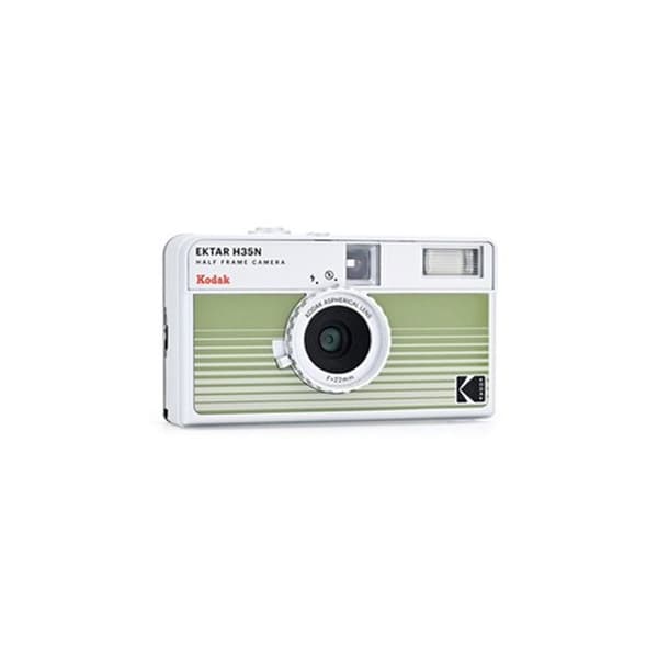 Analogkamera - KODAK - Ektar H35N - Grön färg - Inbyggd blixt - 2 års garanti
