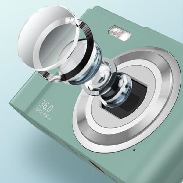 HD digitalkamera mintgrön mini hemkamera + 32GB minneskort 36 miljoner pixlar HD-kortmaskin