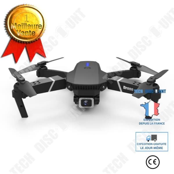 TD® Drone flygfotografering E525 drönare flygfotografering 4K enkelkamera fjärrkontroll flygplan leksak quadcopter hopfällbar drönare