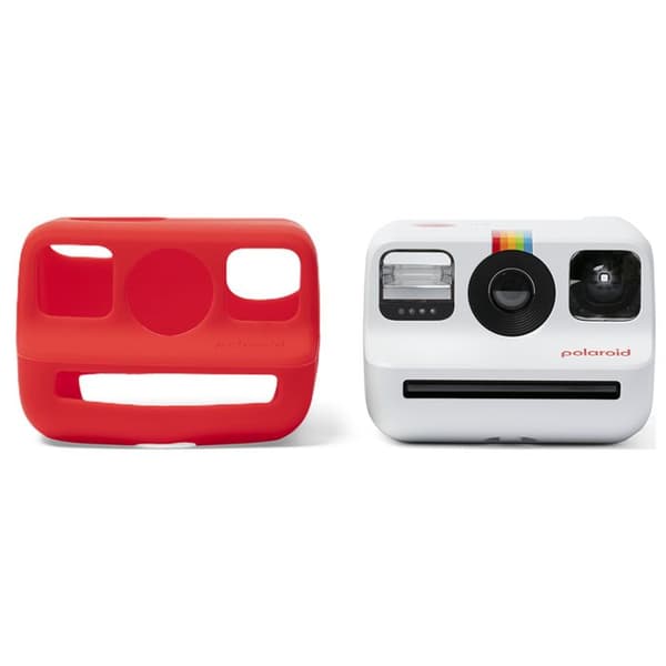 Skal till Polaroid Go Instantkamera i stöttålig silikon röd