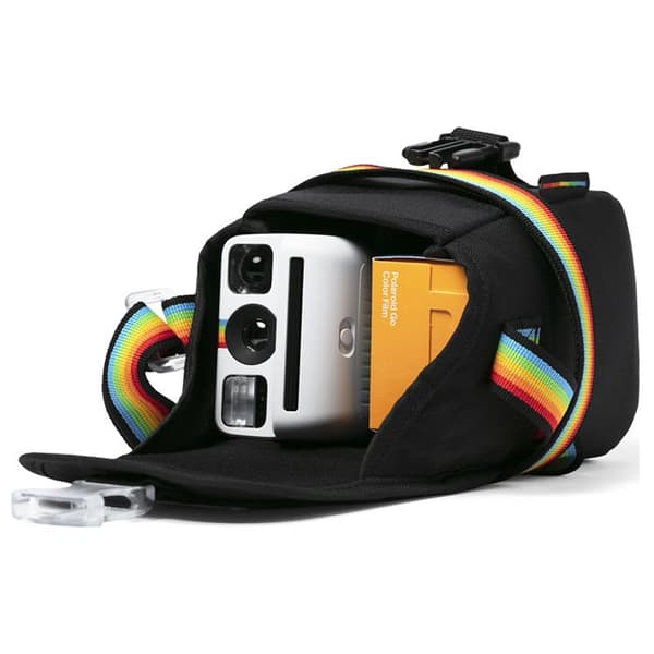 Etui för Polaroid Go Kamera med svart ripstop axelrem