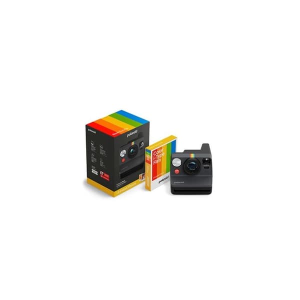 Polaroid Now kamera + Film paket (8 bilder) - Svart