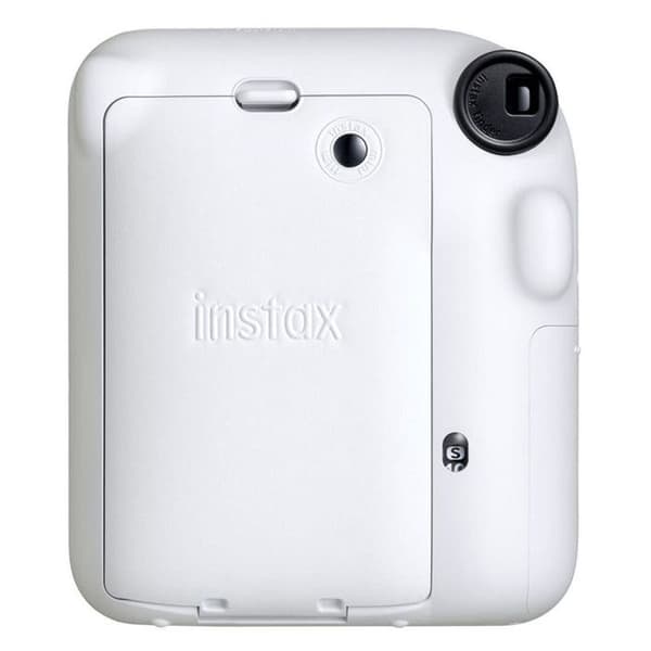 Sofotografisk kamera - FUJIFILM - Instax Mini 12 - Vit lera - Automatisk exponering - Selfie-spegel