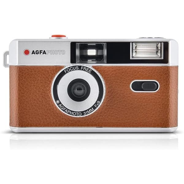 AGFA Agfaphoto 35 mm uppladdningsbar filmkamera - brun