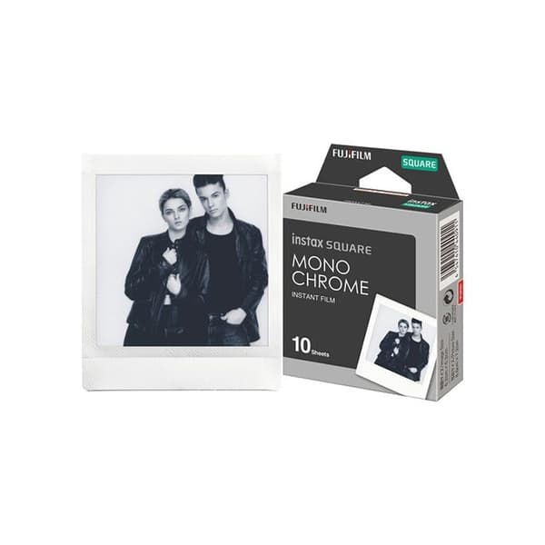 Fujifilm instax square sq10/sq6/sq1 monokrom (10 poser)