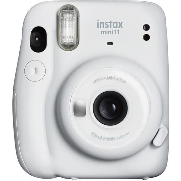 Fujifilm Instax Mini 11 Instant Camera - Ice White - Inbyggd lins - High Performance Flash