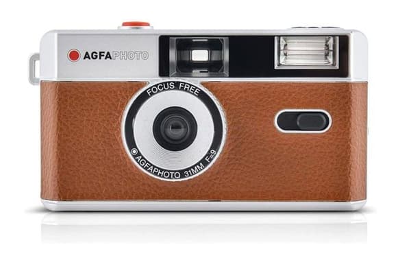 Agfaphoto - AG603002SA - Analog 35 mm Compact Film Camera Set: film för färgbilder + batteri