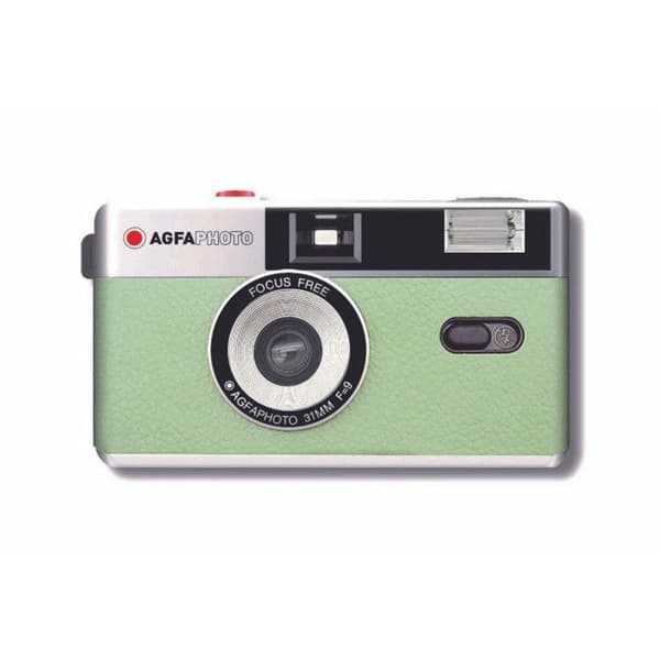 AgfaPhoto 35 mm kompaktfilmkamera Återanvändbar grön