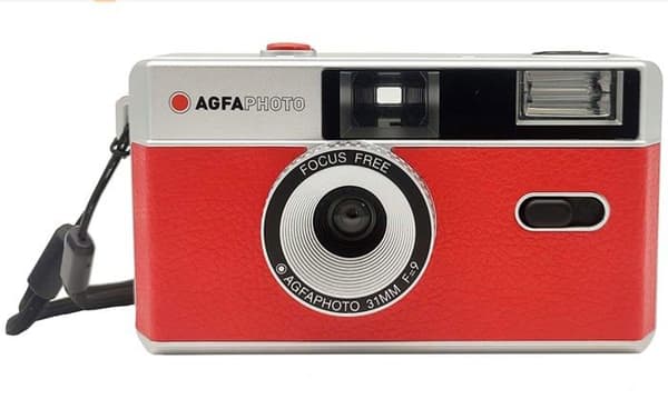 Agfaphoto - AG603001SA - Analog 35 mm kompaktfilmkameraset: film för färgbilder + batteri