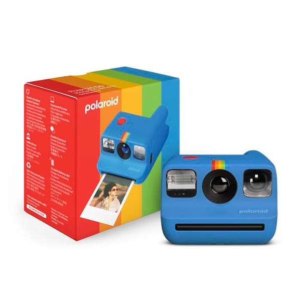 Instant kamera - Polaroid - Go Generation 2 - Blå - Selfie-spegel - USB-C-laddning
