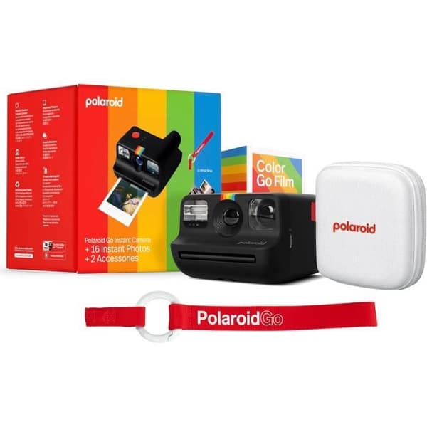 Ögonblickskamera - POLAROID - Go Generation 2 - Svart - 16 foton - Inkluderade tillbehör
