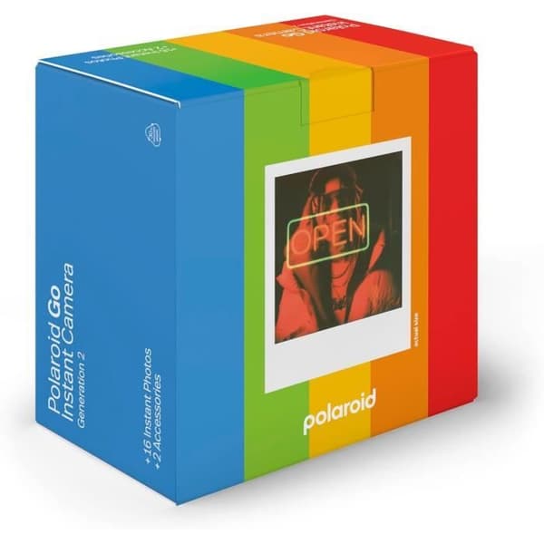 Ögonblickskamera - POLAROID - Go Generation 2 - Svart - 16 foton - Inkluderade tillbehör