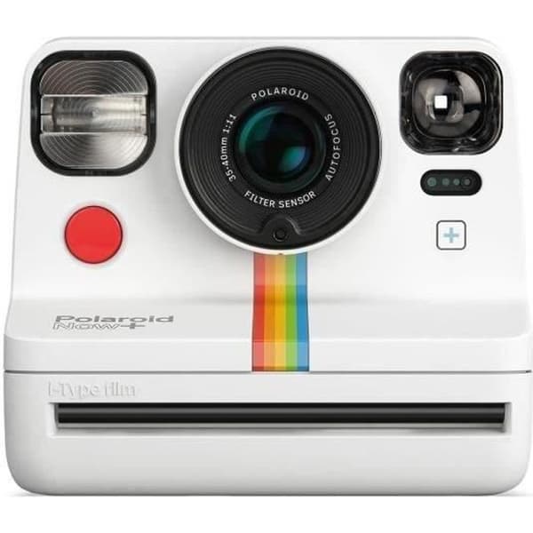 POLAROID Now+ snabbkamera - Autofokus - Ansluten - Filter ingår - Vit