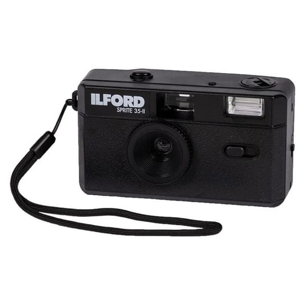 ILFORD Sprite 35-II kamera - Svart - 31 mm vidvinkelobjektiv - Integrerad blixt