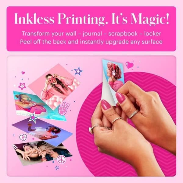 Kamera - Barbie - Kodak Printomatic - 5MP - Rosa - Autofokus