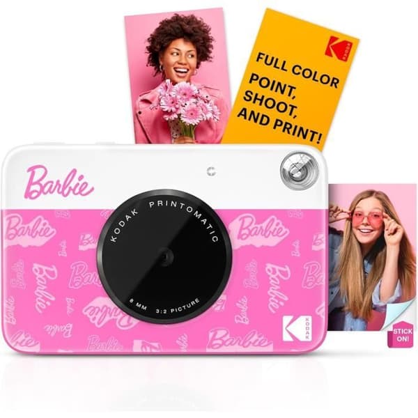 Kamera - Barbie - Kodak Printomatic - 5MP - Rosa - Autofokus