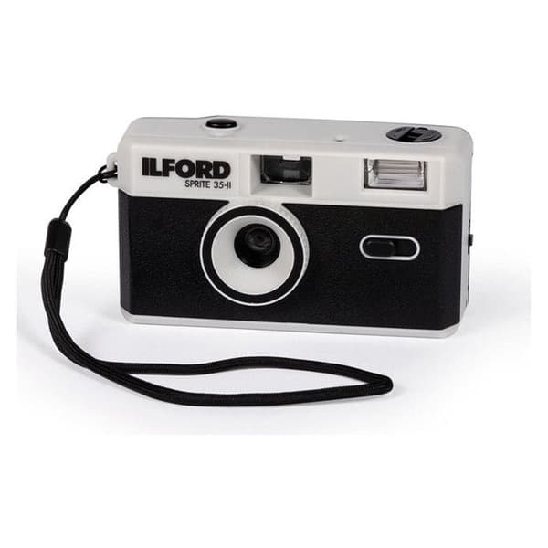 Ilford filmkamera. Kompakt 24x36 Sprite II Silver/svart - Återanvändbar