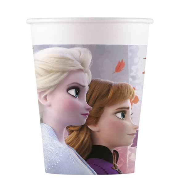 Frozen 2 pappersmuggar för engångsbruk (8 st.)
