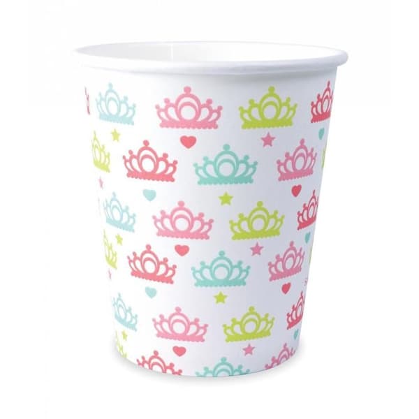 8 pappmuggar 25 cl - Princess