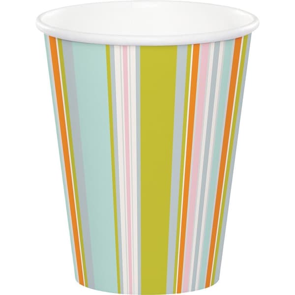 Creative Party Happi Jungle Disposable Cup (Pack of 8) Multicoloured One Size