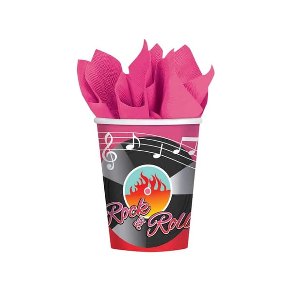 Amscan Classic Paper Party Cup (Pack of 8) Multicoloured One Size