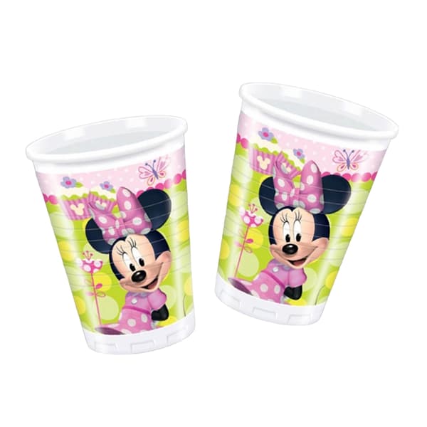 Disney Bowtique Minnie Mouse Party Cup (Pack of 8) Multicoloured One Size